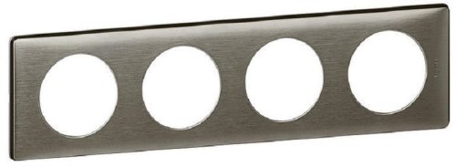 Рамка универсальная Legrand Celiane 4-м. металл вольфрам  картинка